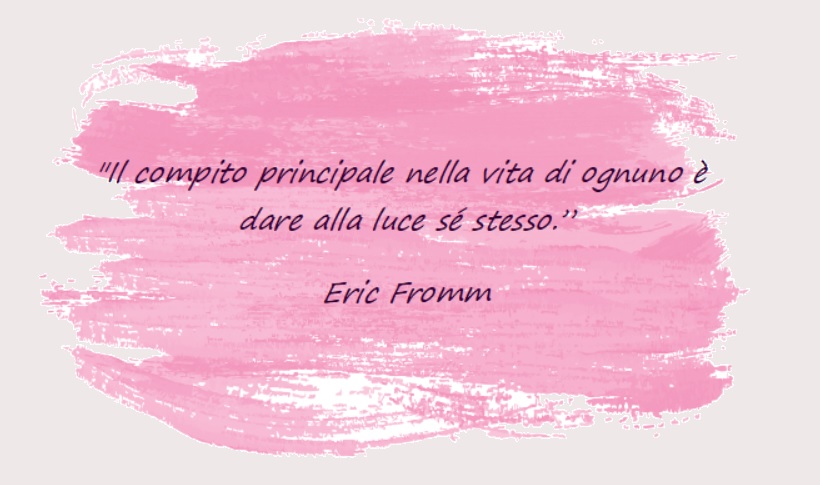 Il compito principale nella vita di ognuno è dare alla luce sé stesso.